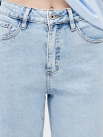 Женские джинсы mom fit с высокой посадкой-MP106B-1