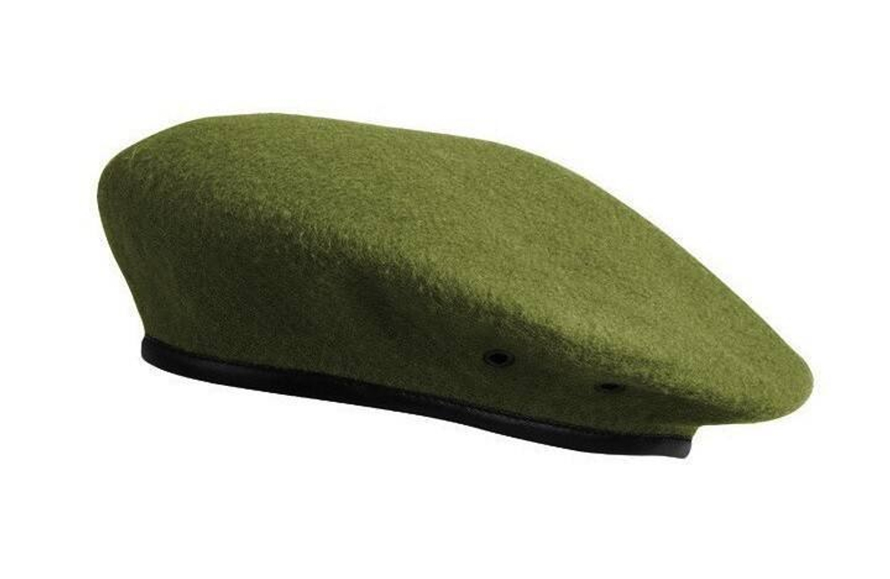 Берет оливковый бесшовный
