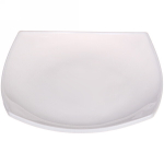 Тарелка «White magic» 20*20см стеклокерамика Квадрат