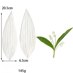 Вайнер силиконовый "Большой лист ландыша"