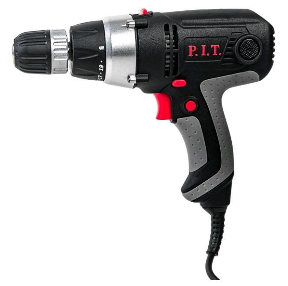 Дрель - шуруп. PBM10-C2 Мастер (400Вт,БЗП,2 скор.0-350/1050об/мин.мет.10/дер.25мм) P.I.T