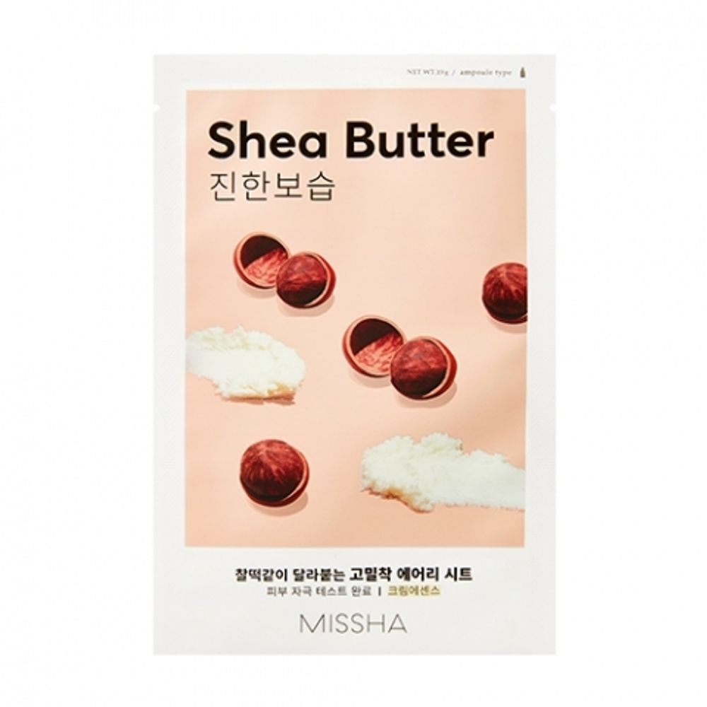 Маска для лица MISSHA AIRY FIT SHEET MASK SHEA BUTTER 19 гр