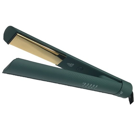 Утюжок для выпрямления волос с титановым золотым покрытием