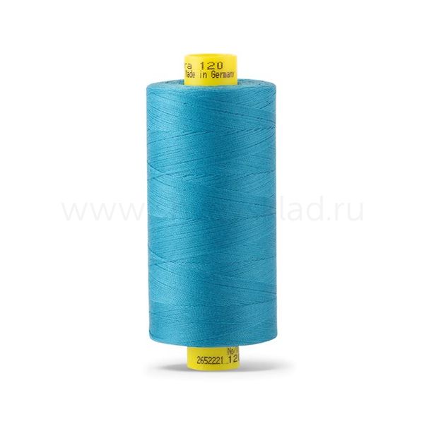 Нитка Gutermann Mara 120 (1000 метров), 1 кат., универсальная | 761 св.бирюза