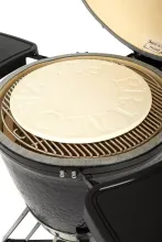 Керамический угольный гриль Primo Round All-In-One, 47 см, с ножками и столиками