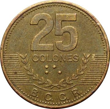 25 колонов 2007 Коста-Рика