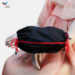 Чехол с открытой кистью на аппарат Илизарова. Ткань Сорочка. Цвет изделия - черный, молния красная. Размер PPO-5