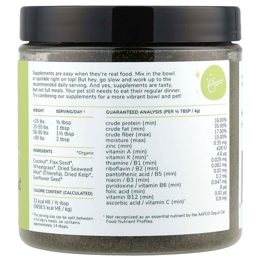 Kin+Kind, Healthy Skin + Coat, мультивитамины для собак и кошек, 113,4 г (4 унции)