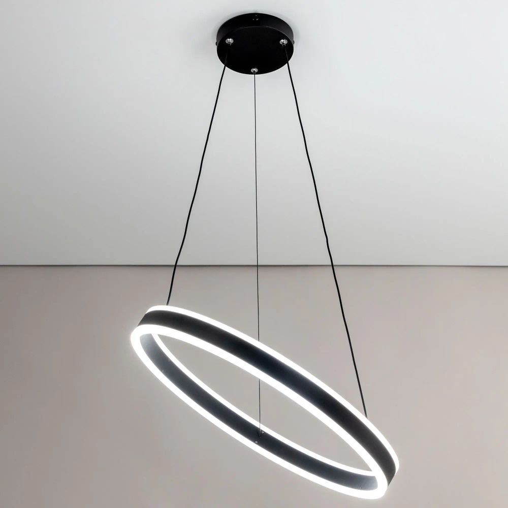 Citilux Дуэт CL719501 LED Люстра подвесная с пультом Чёрная