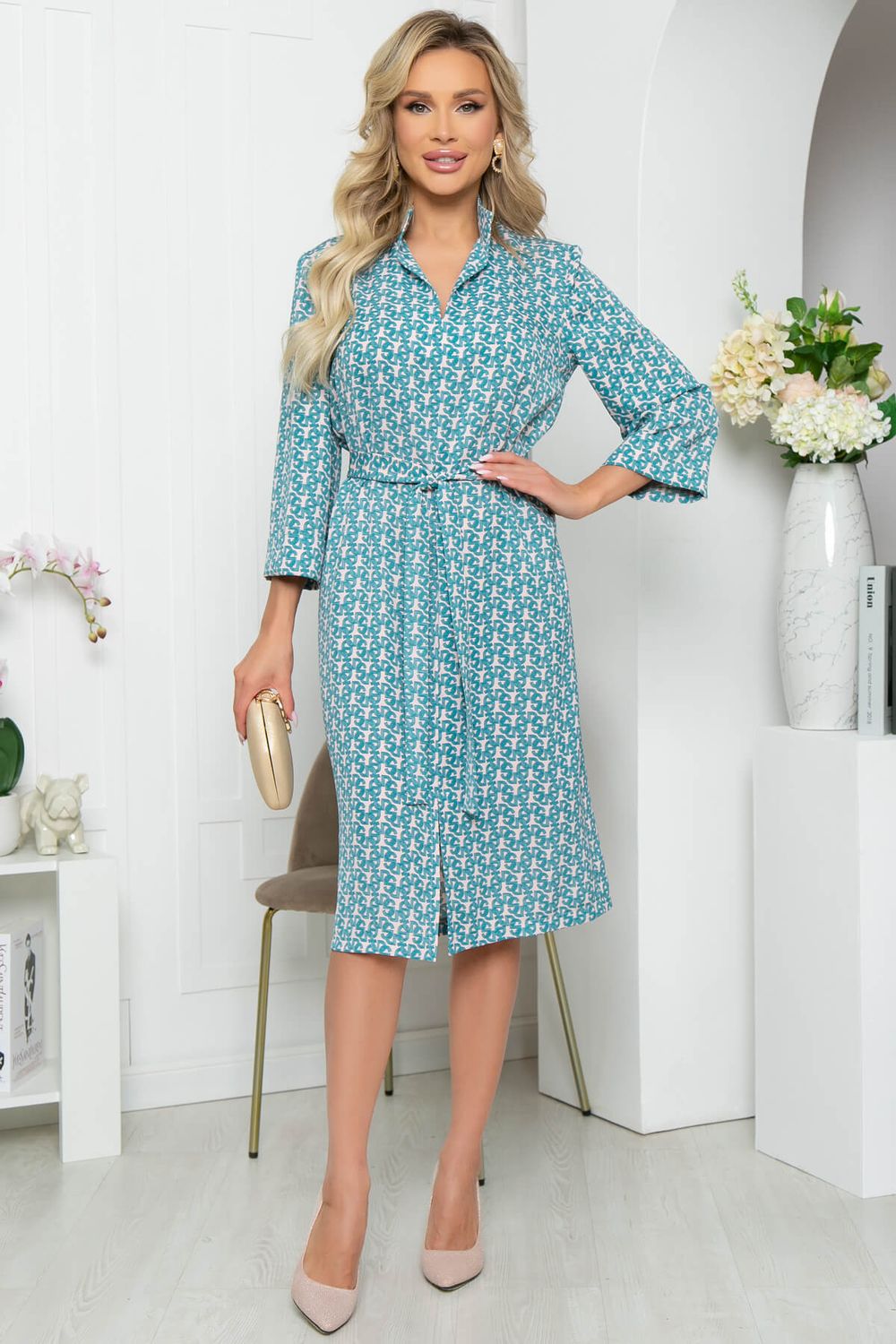 Платье "Мира" (бирюза) П5320 LT Collection