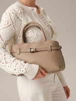 Кожаная сумка DBR Muse 31399 бежевый латте