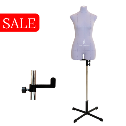 Манекен портновский Моника, комплект Арт, тип фигуры Песочные часы, размер 44, цвет сиреневый