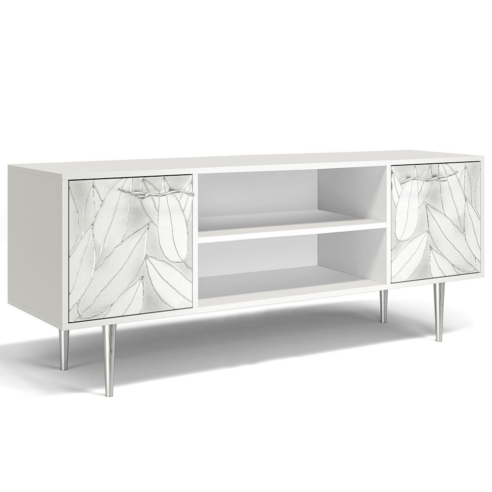 Тумба под ТВ Арт 155см Стайл Айс Сильвер