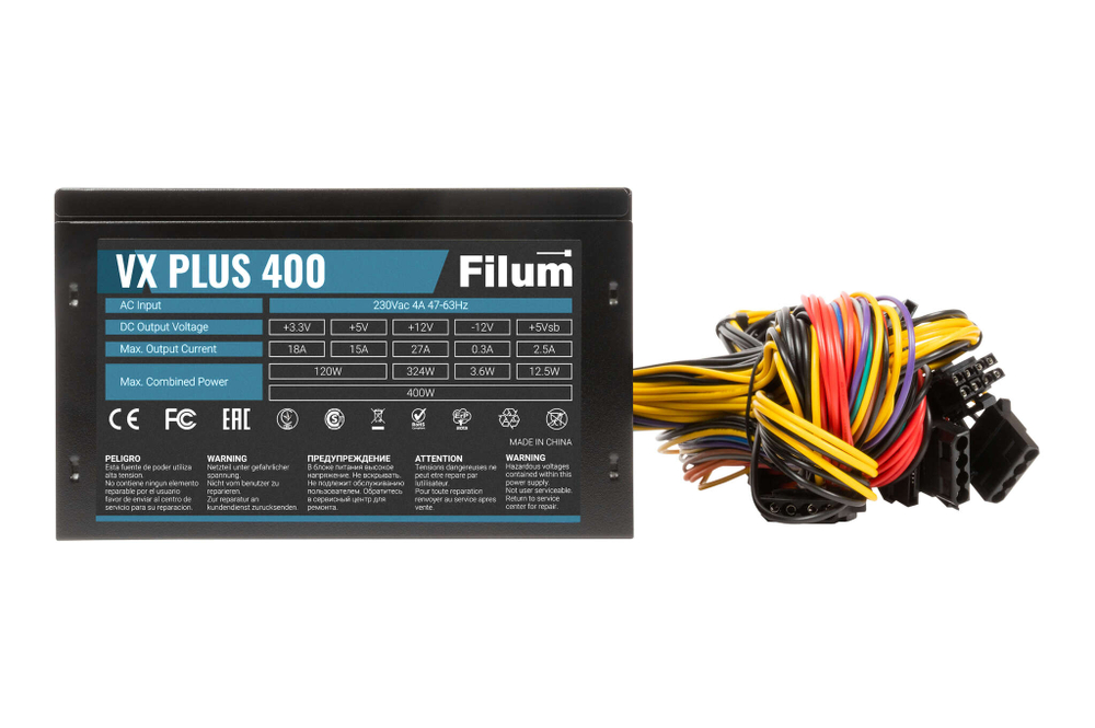 Блок питания ATX Filum VX PLUS 400
