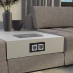 Рамка на 2 поста Senso (черный, стекло soft-touch) W0023108