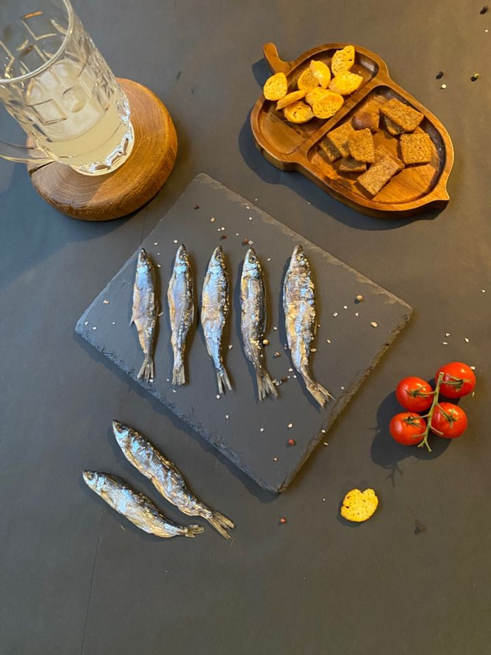 Ряпушка вяленая с икрой, слабосоленая, 100 грамм, Ладожское озеро