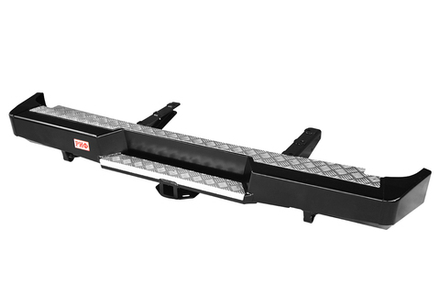 Бампер силовой задний ГАЗ Соболь с квадратом под фаркоп стандарт РИФ