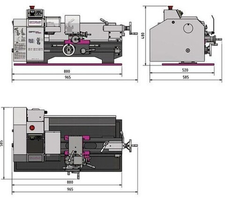 Станок токарный Optimum OPTIturn TU2304 3420320