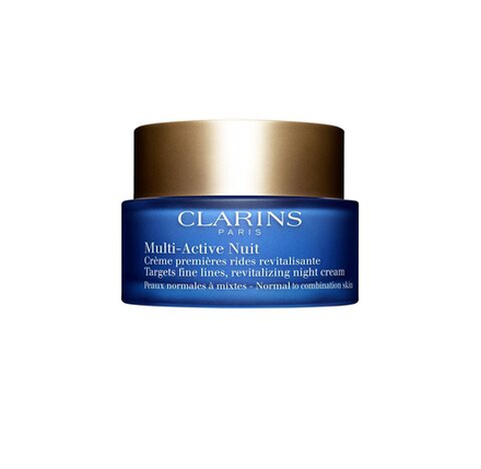 Clarins Multi-Active Nuit Revitalizing Night Cream - восстанавливающий ночной крем от мелких морщин для нормальной и комбинированной кожи /   50  ml  / GTIN 3380810045338