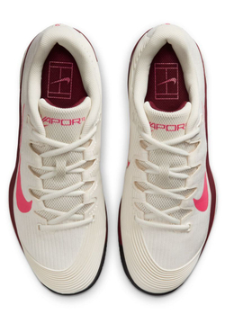 Женские теннисные кроссовки Nike Zoom Vapor 12 Clay - pale ivory/rush pink/sail/team red