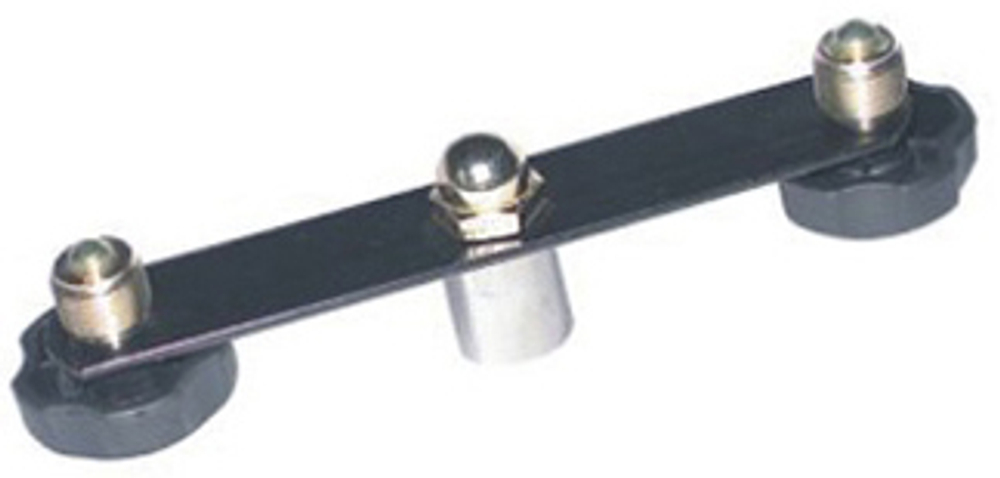 ROCKDALE 3822 адаптер для установки 2х микрофонов на микрофонную стойку, длина 15 см, чёрный