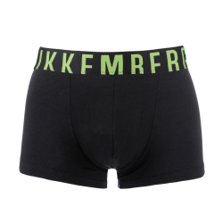 Мужские трусы хипсы черные с салатовыми буквами Bikkembergs MIX COLOR FLUO BKK1UTR16SI