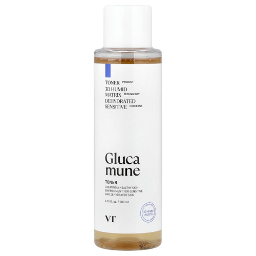 VT Cosmetics, тонер с глюкамуном, 200 мл (6,76 жидк. унции)