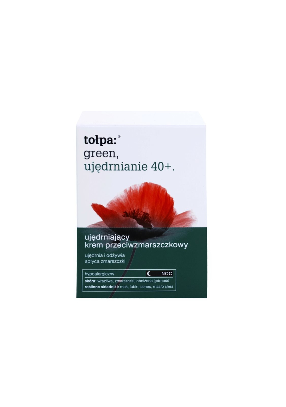 Tołpa Green Firming 40+ - укрепляющий ночной крем против морщин /   50  ml  / GTIN 5900107009676