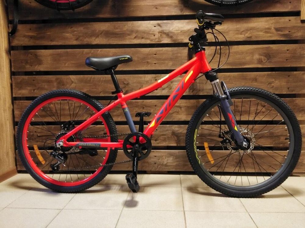 Велосипед WIND ReFlex 24&quot;07-spd, красно-серый