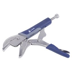 МАСТАК (036-10175H) Зажим с фиксатором 175 мм, прямые губки