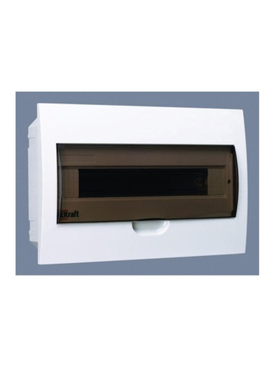 Корпус встраиваемый ЩРВ-П-18 25х40х10 18мод. IP41 пластик. DEKraft 31005DEK