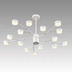 8265/15 COMFI LN26 металл/металл белый/белый Люстра GX53 LED 15*7W 220V TORINA