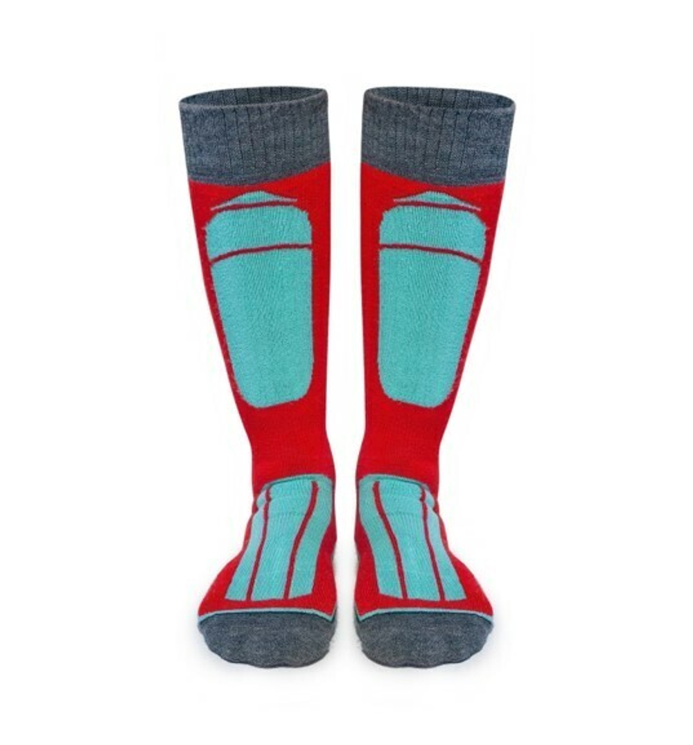 Носки WSS coral/sea