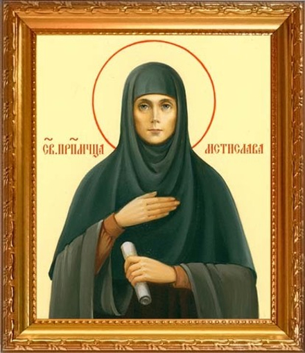 Мстислава (Фокина) преподобномученица монахиня. Икона на холсте.
