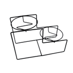 Подставка для цветов напольная "Симпл Кубики" на 2 горшка, металл М0000391