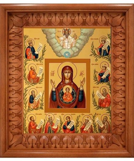 Курская Коренная икона Божей Матери. Икона ручной работы.