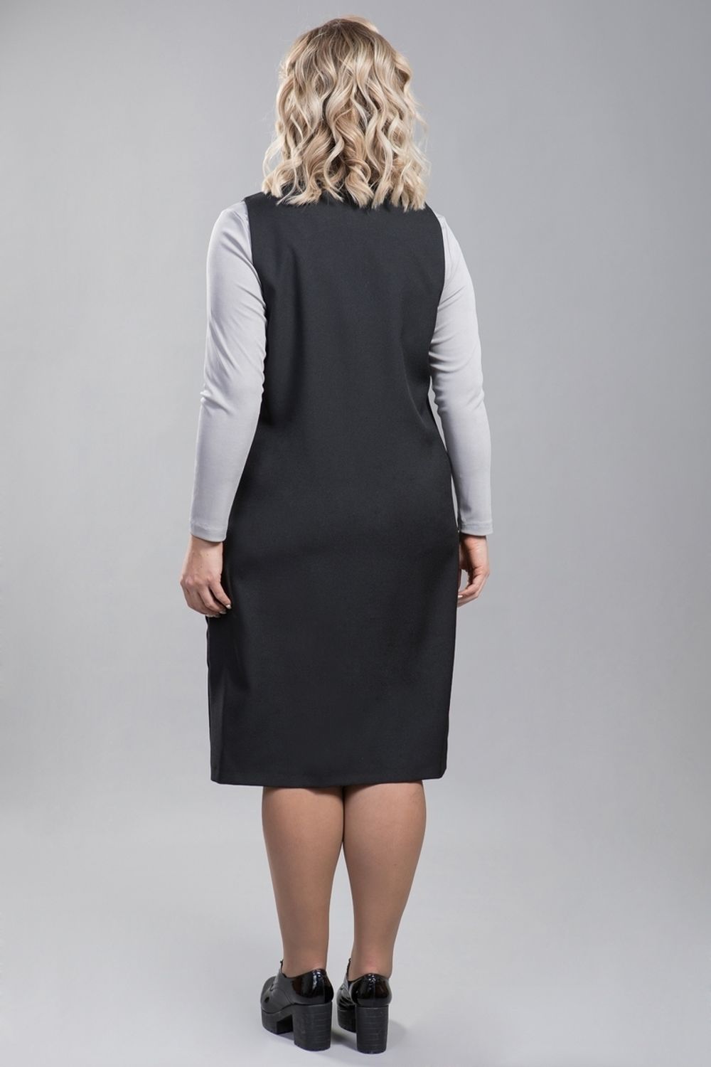 Сарафан 797 черный Novita (Акция)