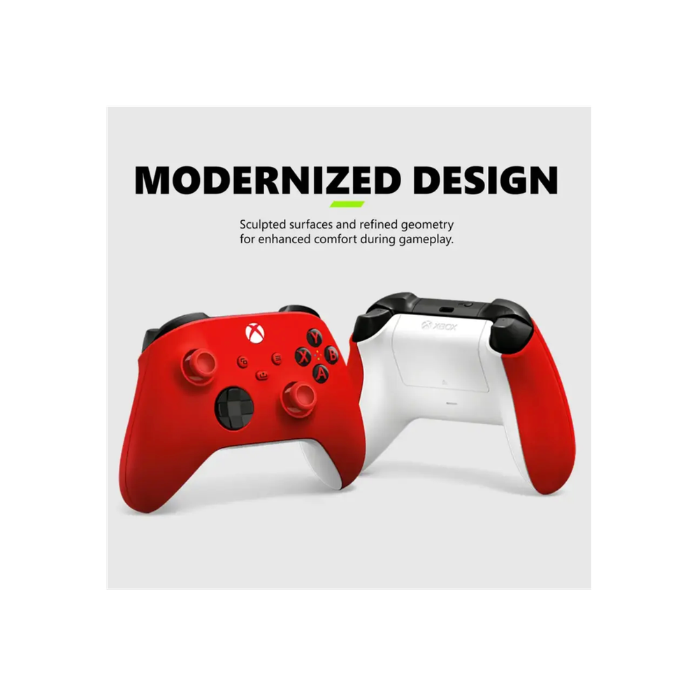 Беспроводной геймпад Xbox (Pulsing Red) для Xbox Series X/S, One, Windows, Cloud. Оригинал.