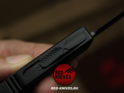 Нож Microtech Ultratech D/E A+++ - черная рукоять, кинжальный черный клинок RK/Н88