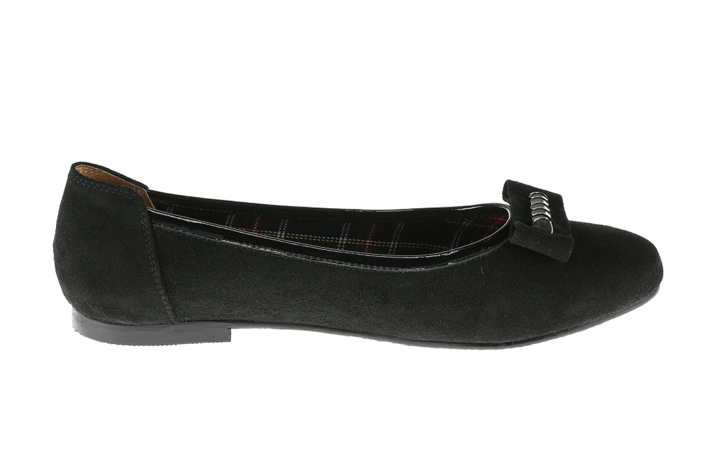 568298 Туфли женские черные замша