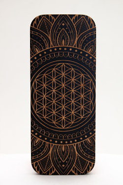 Доска садху Ом на мандале алюминиевые гвозди