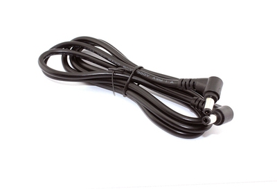 Кабель DC 5.5x2.5  18 AWG папа-папа 1,5 м с угловым штекером