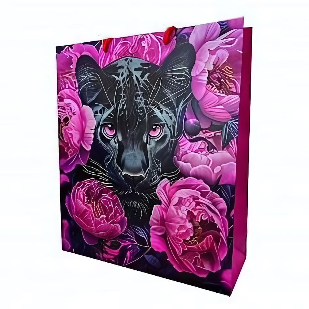 Пакет ламинированный 35*40 см. "Черная пантера" 210гр/м2 (Центрум)