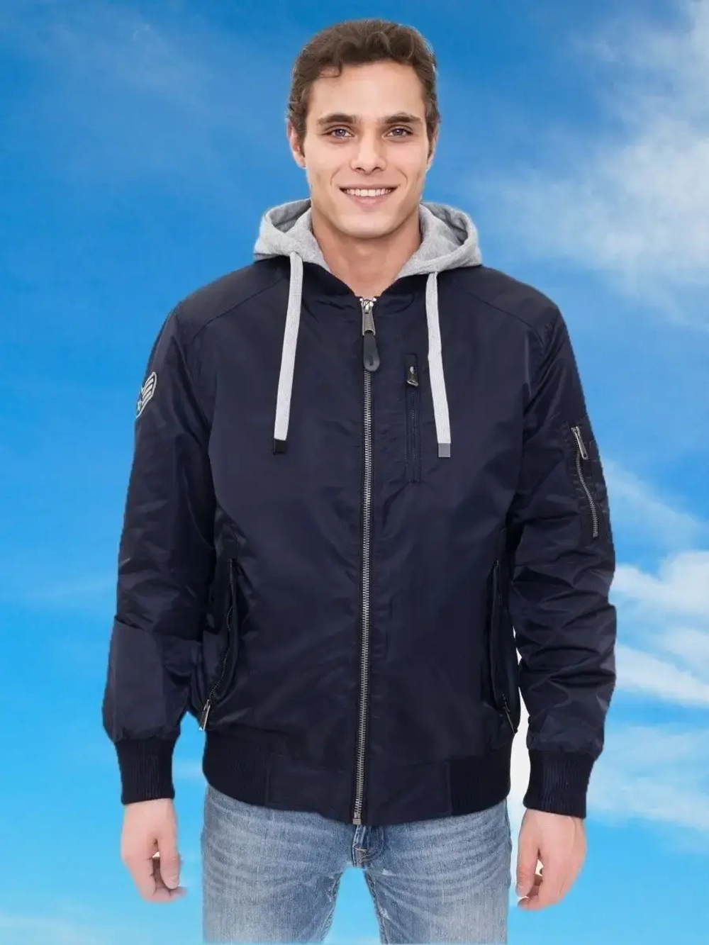 Ветровка бомбер куртка