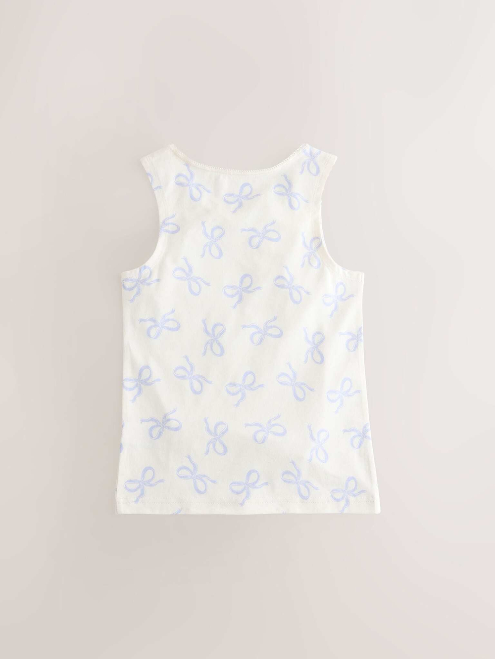 Майка для девочки Next AA8-178, 3 шт., Белый, Голубой