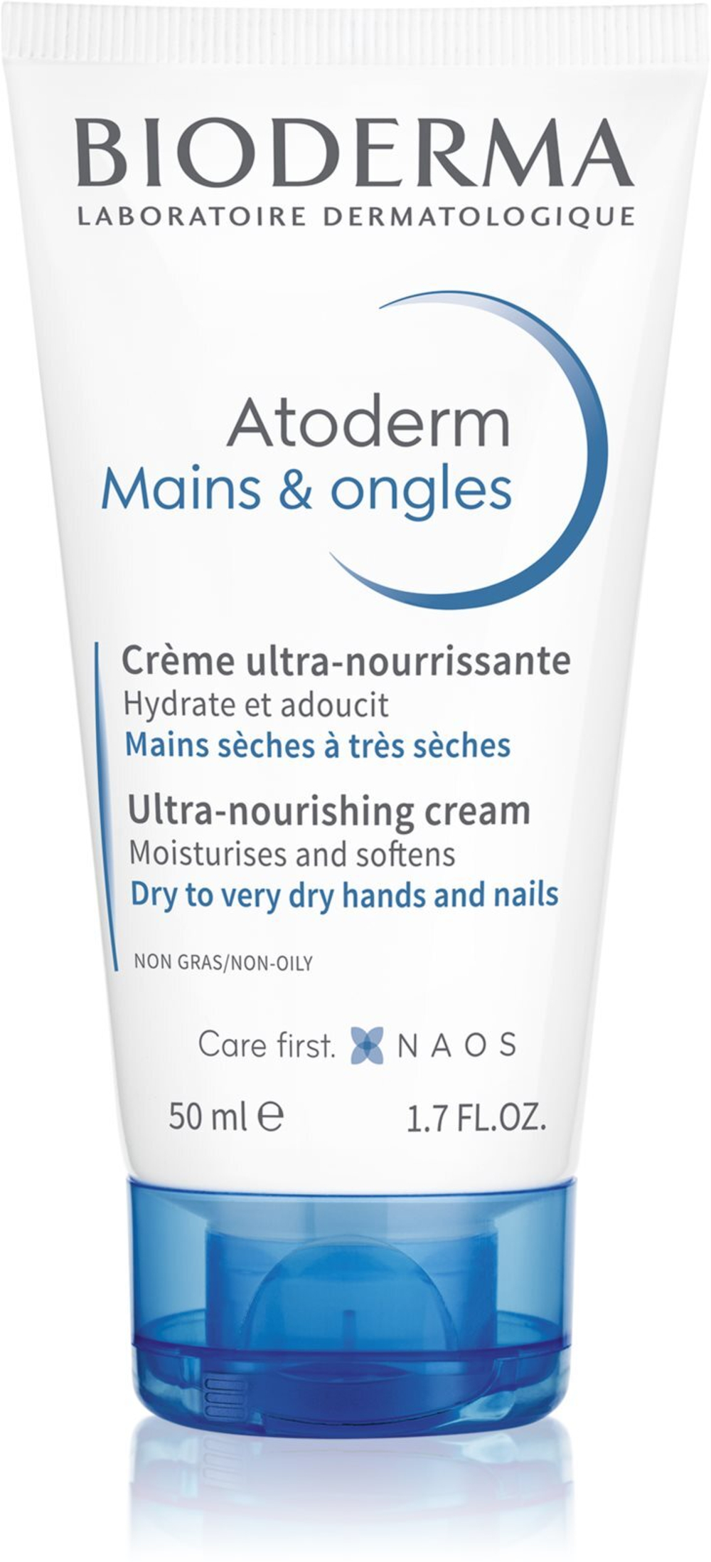 Bioderma Atoderm Cream Hand & Nails - крем для рук для сухой и атопичной кожи /   50  ml  / GTIN 3401399372575