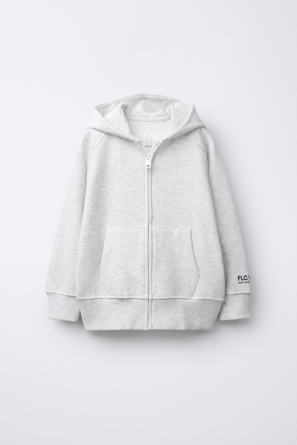 ZARA ТОЛСТОВКА НА МОЛНИИ, СЕРЫЙ МЕЛАНЖ