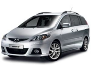 Багажники на Mazda 5 Минивен 2005-.... на рейлинги