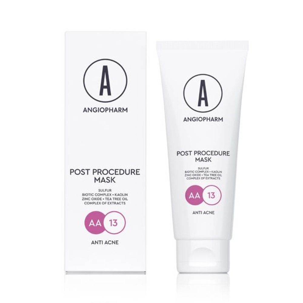 ANGIOPHARM МАСКА ПОСЛЕ ЧИСТКИ, 75 МЛ | POST PROCEDURE MASK