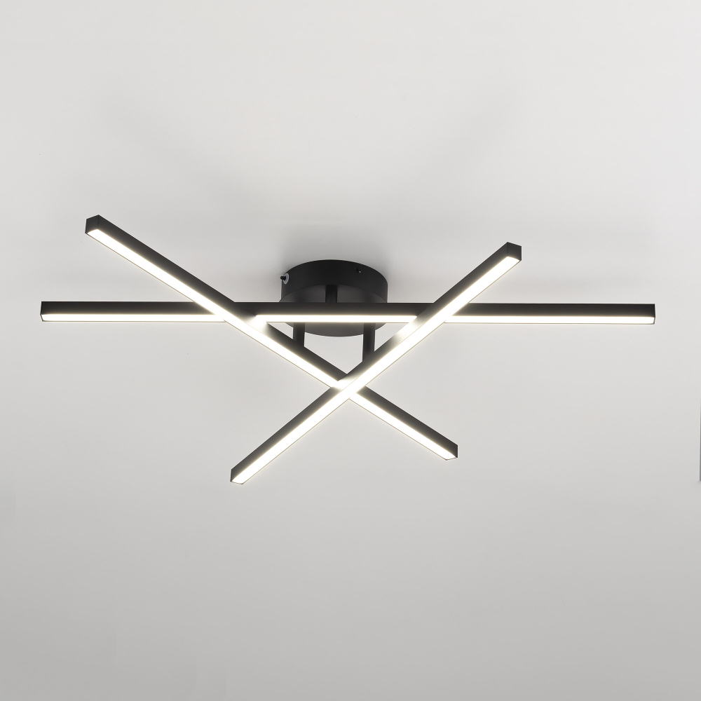 Citilux Стиг CL203131 LED Люстра потолочная с пультом Чёрная